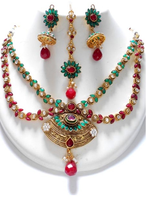 Polki Necklace Set